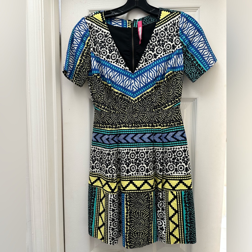 Tracy Reese Directional Frock Tribal Dress